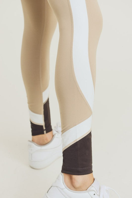 Curve Colorblock Highwaist Leggings