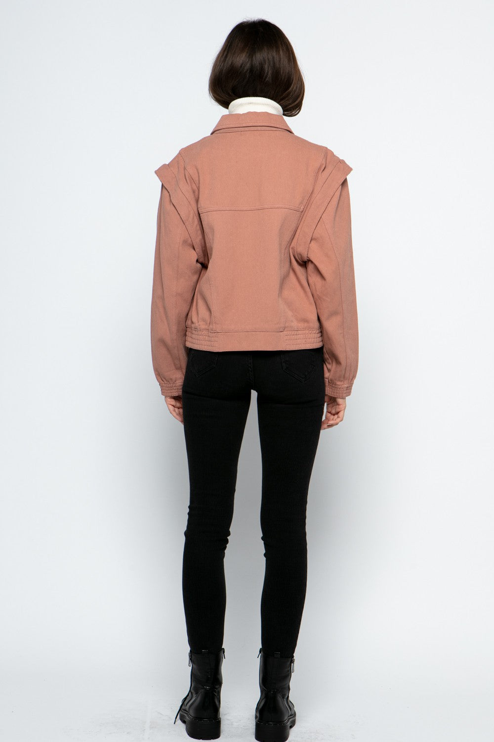 Structured shoulders jacket